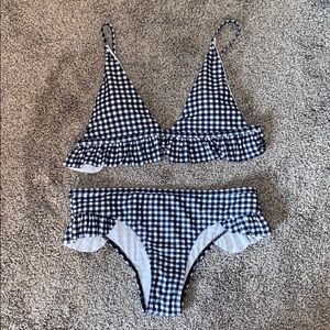 gingham lemonkini bikini